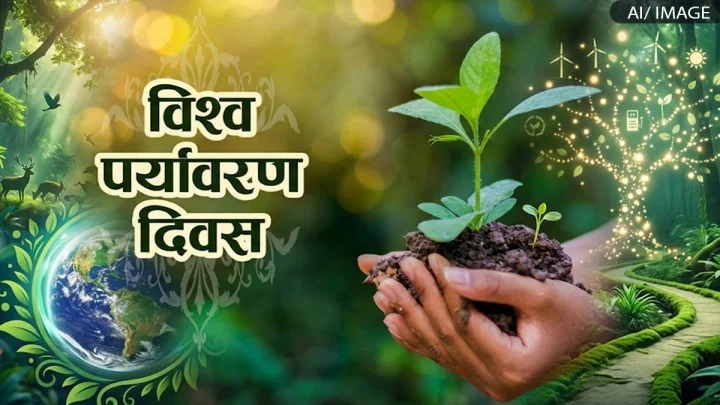 Picture giving the message of one plant, one life on World Environment Day