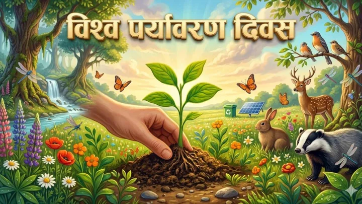 Picture giving information about tree plantation on Environment Day according to Vastu Shastra