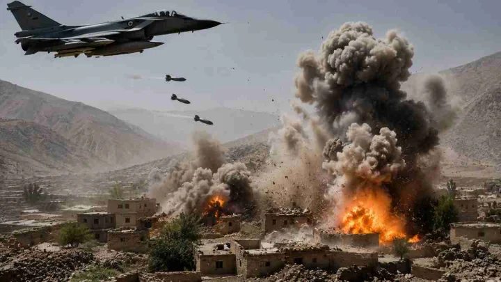 pakistan air strike in afghanistan