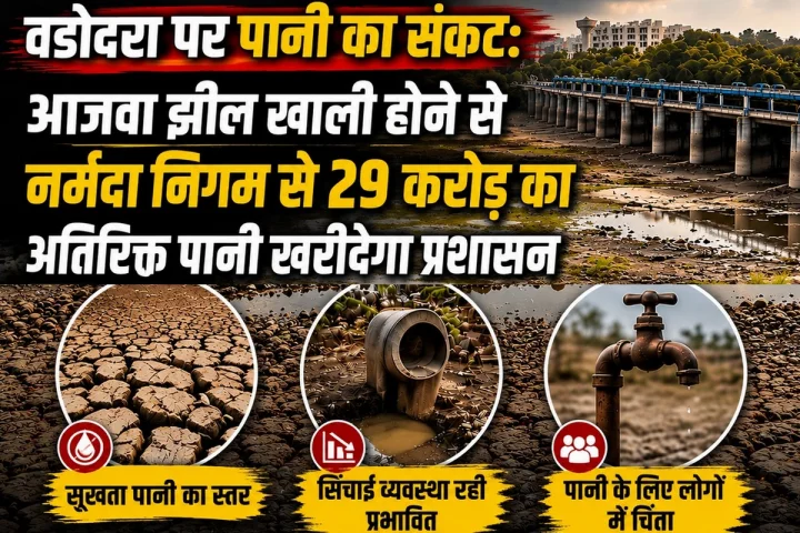 Water crisis in Vadodara Gujarat