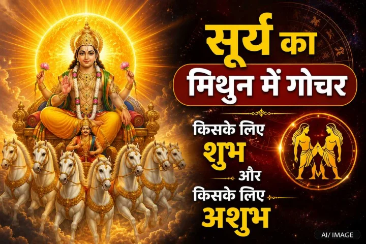सूर्य का मिथुन राशि में होगा गोचर, मेष से लेकर मीन तक जानिए 12 राशियों का राशिफल