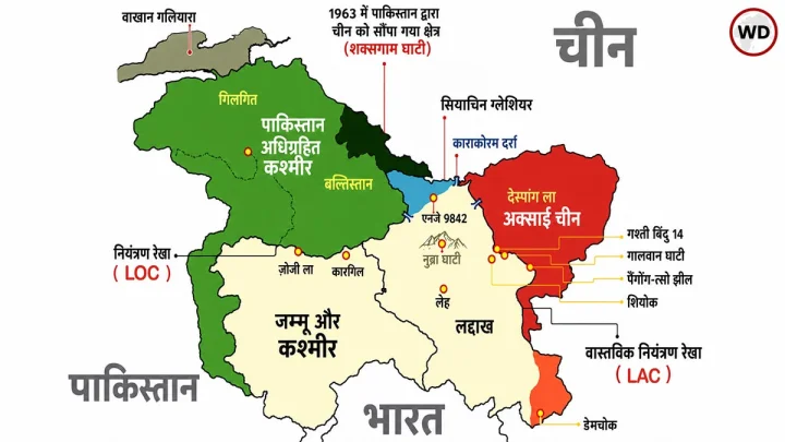 भारत के सीमा विवाद: POK, J&K, IB, LOC और LAC का पूरा इतिहास और भूगोल