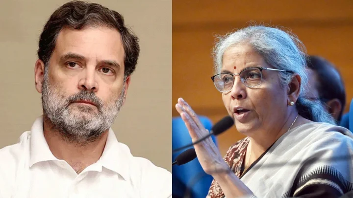 Finance Minister Nirmala Sitharaman targeted Rahul Gandhi
