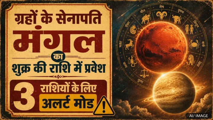 मंगल का शुक्र की राशि में प्रवेश, 3 राशियों को रहना होगा बेहद सावधान, बढ़ सकती हैं ये परेशानियां