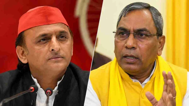 akhilesh yadav and om prakash rajbhar on Samajwadi Party Split