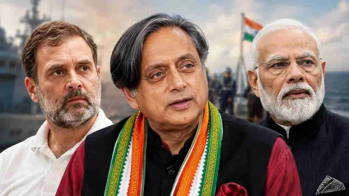rahul gandhi, shashi tharoor and narendra modi
