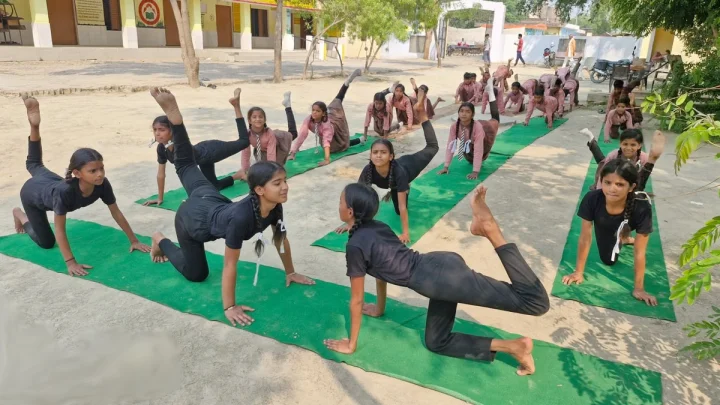 Uttar Pradesh set a new record for public participation on International Yoga Day