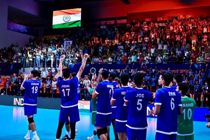 भारत की वॉलीबॉल टीम ने बहरीन को 3-1 से हराकर जीता एतिहासिक कांस्य पदक