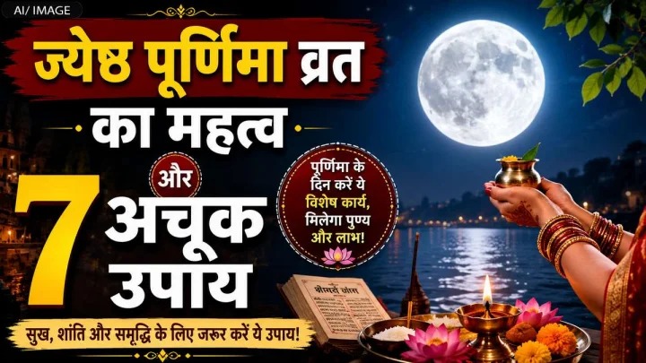 ज्येष्ठ पूर्णिमा 2026: व्रत का महत्व और 7 अचूक उपाय, जो बदल सकते हैं आपकी किस्मत