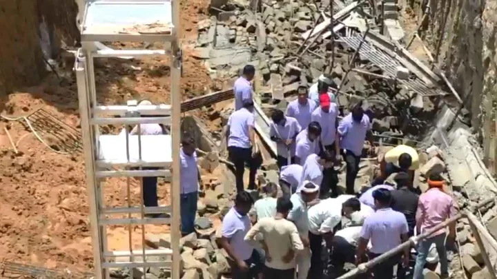 Jaipur Aravali Palace Wall Collapse