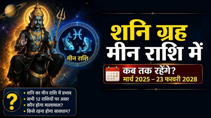 मीन राशि में शनि का प्रभाव कब तक रहेगा, 6 को मिलेगा लाभ और 6 को होगा नुकसान?