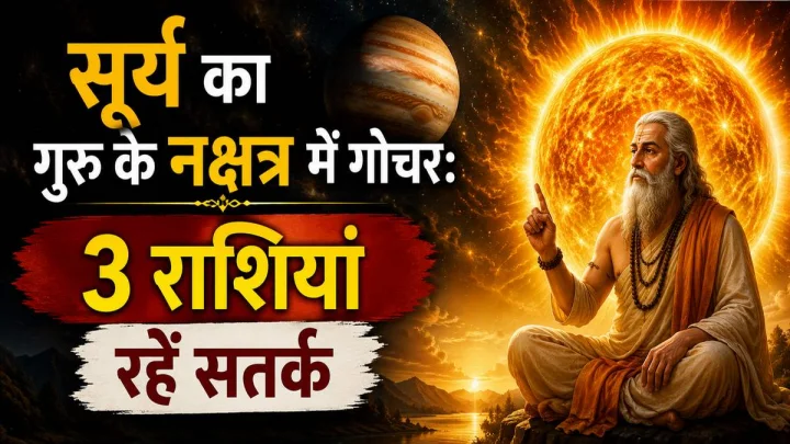 सूर्य का बड़ा खेल: गुरु के नक्षत्र में एंट्री से इन 3 राशियों की बढ़ सकती है टेंशन