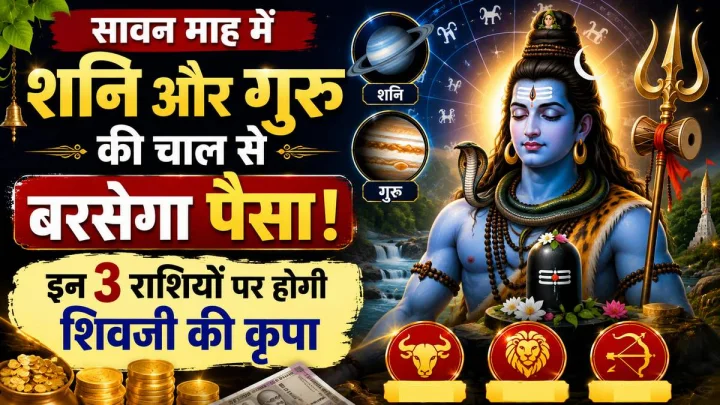 सावन में शनि-गुरु की बदली चाल, इन 3 राशियों पर बरसेगी भोलेनाथ की कृपा