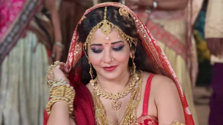 लाल जोड़े में मोनालिसा ने ढाया कहर, बोल्ड ब्राइडल फोटोशूट ने बढ़ाया इंटरनेट का तापमान