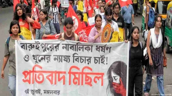 protest in kolkata