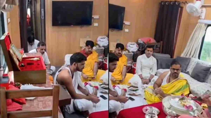 चलती ट्रेन में पूजा का वायरल वीडियो: रेलवे ने बताया पूरा सच, 3 लाख में बुक था लग्जरी सैलून कोच; जानिए क्या हैं नियम