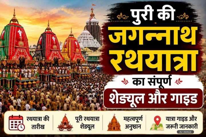 पुरी जगन्नाथ रथयात्रा 2026: तारीख, संपूर्ण शेड्यूल और यात्रा गाइड