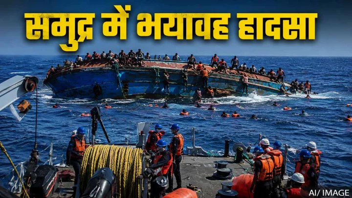 बंगाल की खाड़ी में भयावह हादसा, समुद्र में पलटीं 2 नाव, 500 से ज्‍यादा लोगों की मौत