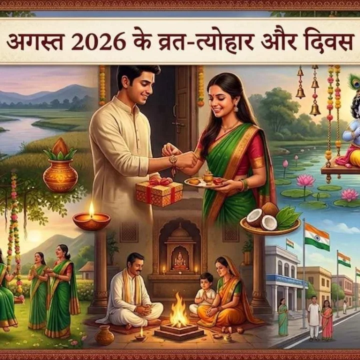 August 2026 Hindu Festivals List