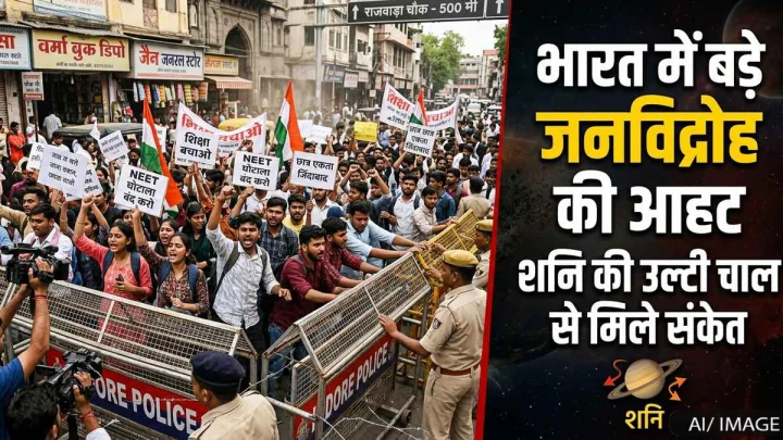 भारत में बड़े जन आंदोलन की आहट? क्या कहते हैं ग्रह-नक्षत्र, जानिए ज्योतिषीय संकेत