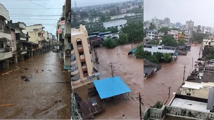 गुजरात में बारिश का तांडव: उमरगाम में 35.67 इंच बारिश, वलसाड-डांग जलमग्न, 365 सड़कें बंद