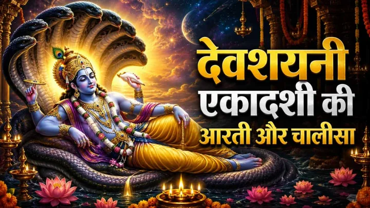 Devshayani Ekadashi Aarti Chalisa, vishnu aarti chalisa path