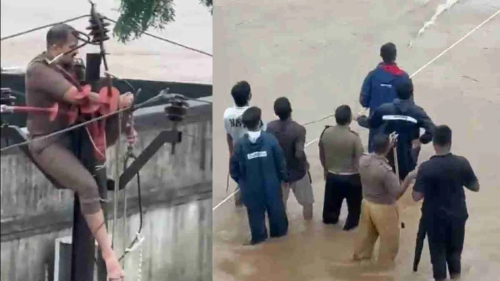 वलसाड बाढ़ में रक्षक बनी गुजरात पुलिस, उपमुख्यमंत्री हर्ष संघवी ने वीडियो शेयर कर की तारीफ