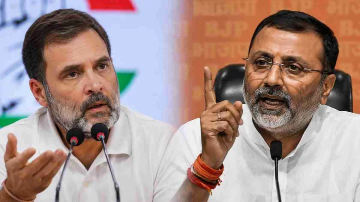 क्या विपक्ष के नेता पद से बर्खास्त होंगे राहुल गांधी, निशिकांत दुबे ने उठाए सवाल