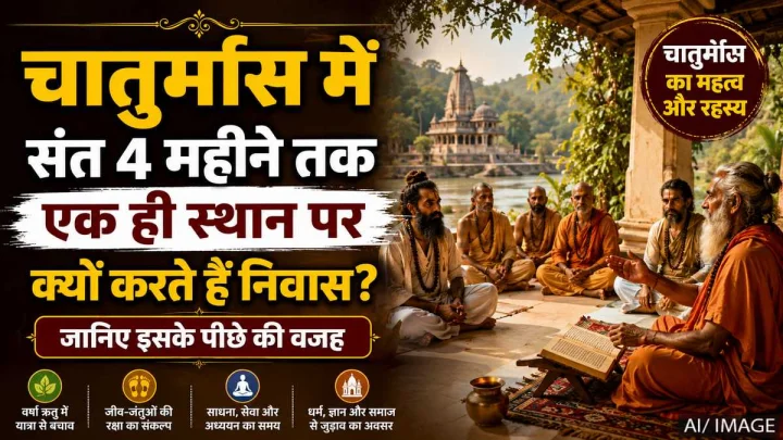 चातुर्मास में संत-महात्मा क्यों नहीं करते यात्रा? 4 महीने एक जगह रहने की जानिए खास वजह