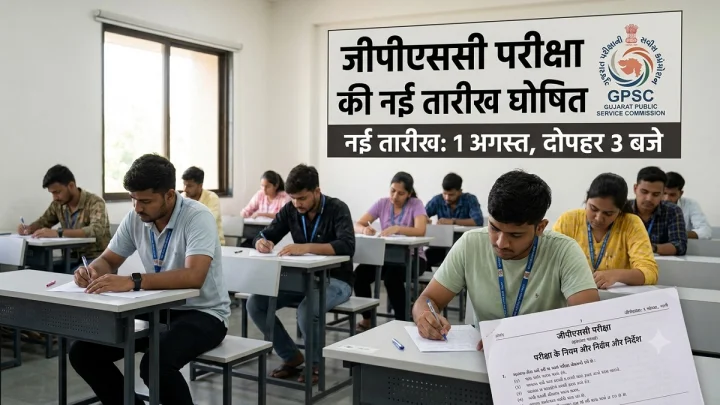 GPSC Exam Date Out: बारिश के कारण स्थगित हुई परीक्षा अब 1 अगस्त को; जानें समय और पूरी जानकारी