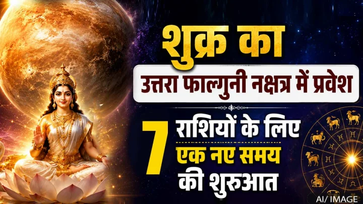 शुक्र का नक्षत्र परिवर्तन: उत्तरा फाल्गुनी में आए 'लग्जरी के कारक', इन 7 राशियों की अचानक चमकेगी किस्मत