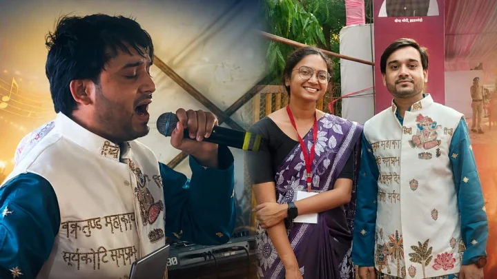 इंदौर के संगीत शिक्षक राहुल कुमार विश्वकर्मा के गीतों ने मन मोहा, सीएम मोहन यादव के आयोजन में दी प्रस्तुति