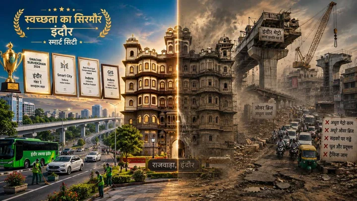 कागजों पर रिकॉर्ड बना रहा इंदौर, हकीकत में कई प्रोजेक्ट पड़े अधूरे