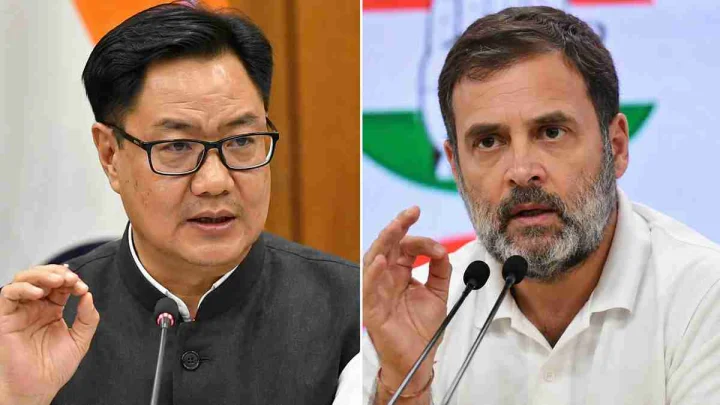 kiren rijiju and rahul gandhi