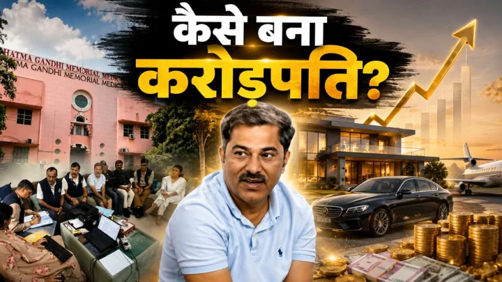 MYH का अदना सा फार्मासिस्ट कैसे बन बैठा करोड़पति, करोड़ों के प्लॉट, आलीशान बंगला, पूरे महकमे पर उठे सवाल