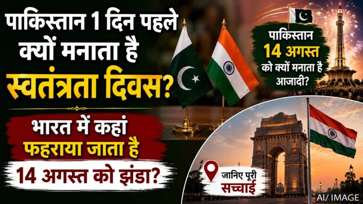 पाकिस्तान का स्वतंत्रता दिवस 14 अगस्त को ही क्यों? जानिए भारत में इस दिन कहां मनाया जाता है खास समारोह