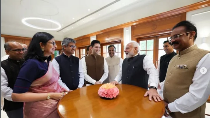 pm modi meets rajysabha members
