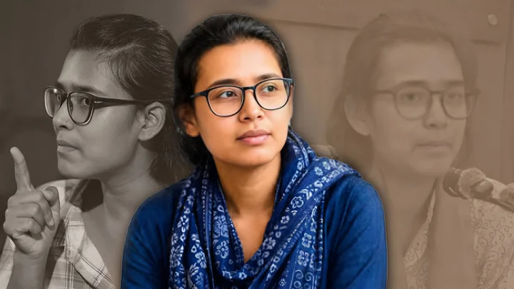 AISA की अध्यक्ष नेहा बोरा पर रांची में प्रदर्शन के दौरान फेंकी स्याही, जंतर-मंतर के Gen Z Protest से आई थी चर्चा में