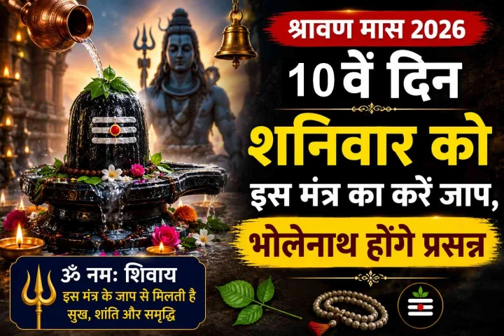 श्रावण मास 2026: 10वें दिन शनिवार को इस मंत्र का करें जाप, भोलेनाथ होंगे प्रसन्न