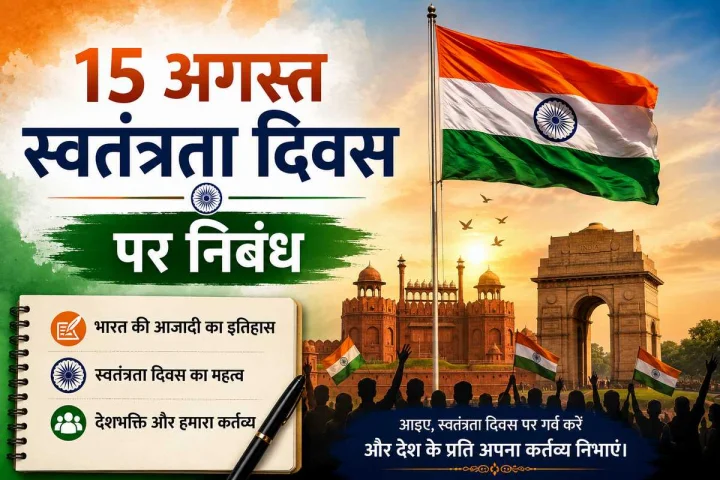 15 अगस्त स्वतंत्रता दिवस पर निबंध: जानें भारत की आजादी का इतिहास और महत्व