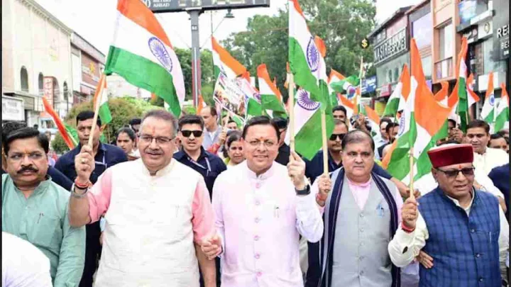 ‘देवभूमि के कण-कण में राष्ट्रभक्ति’, हर घर तिरंगा यात्रा में बोले CM धामी