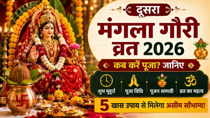 दूसरा मंगला गौरी व्रत 2026: कब करें पूजा? जानिए शुभ मुहूर्त, विधि और 5 खास उपाय