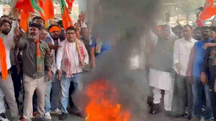 jharkhand bjp protest