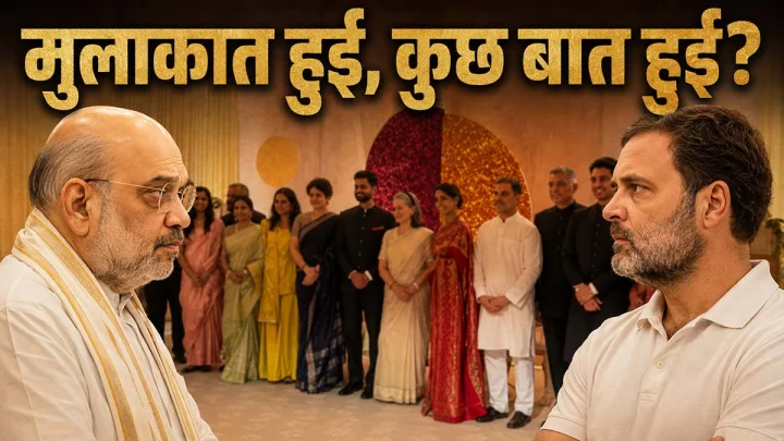 सुप्रिया सुले की बेटी की शादी में राहुल गांधी और अमित शाह, क्‍या मुलाकात हुई, कुछ बात हुई?