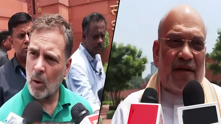 संसद के बाहर अमित शाह के बयान के बाद क्यों भड़के राहुल गांधी? मीडिया पर दागे तीखे सवाल