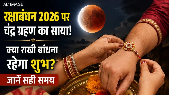 रक्षाबंधन 2026 पर चंद्र ग्रहण का साया! जानें राखी बांधने का शुभ समय और सही मुहूर्त