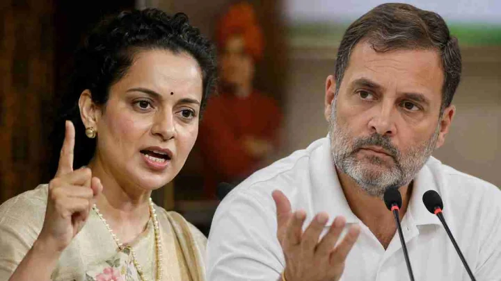 कंगना रनौत का राहुल गांधी पर हमला- सवाल पूछते हैं, जवाब नहीं सुनते