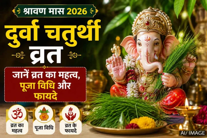 श्रावण मास की दुर्वा चतुर्थी 2026: जानें व्रत का महत्व, पूजा विधि और भगवान गणेश की कृपा पाने के फायदे