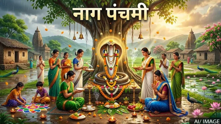 नाग पंचमी पर असली नाग नहीं बल्कि इस तरह नाग बनाकर करते हैं पूजा, जानिए संपूर्ण विधि