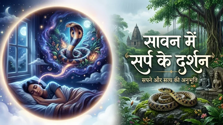 shravan maas me sapne me saap dikhai dena